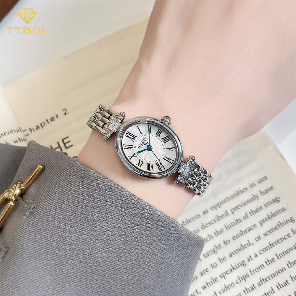 ساعت مچی زنانه جولیوس بند استیل JULIUS JA-1524A