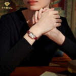 ساعت مچی زنانه جولیوس بند چرم قرمز JULIUS JA-1525B