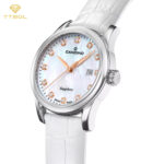 ساعت مچی زنانه کاندینو بند چرم سفید CANDINO C4736/1