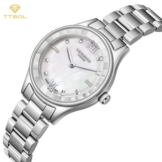 ساعت مچی زنانه لی کوپر صفحه صدفی LEE COOPER LC08157.320