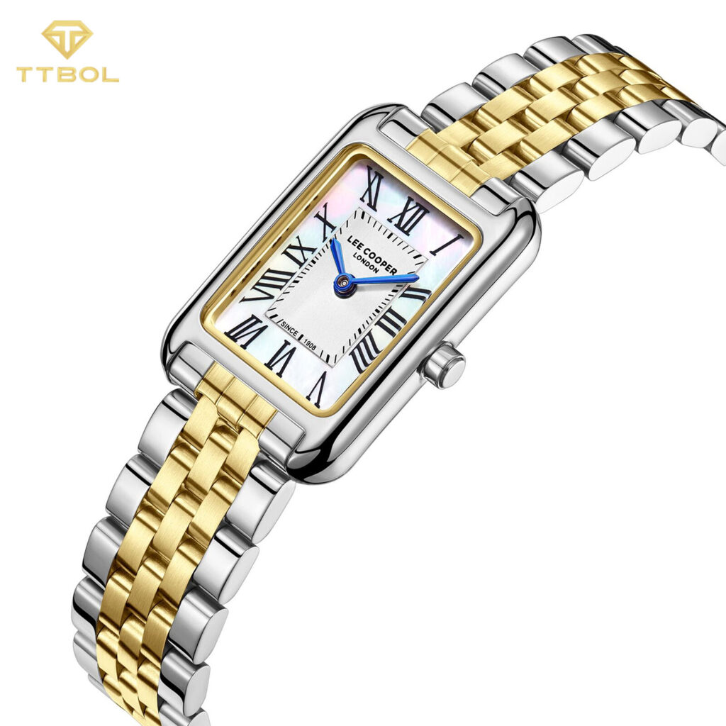 ساعت مچی زنانه لی کوپر صفحه مستطیلی LEE COOPER LC08135.220