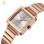 ساعت مچی زنانه ناوی فورس صفحه چهارگوش NAVIFORCE NF5048 RG/W/RG