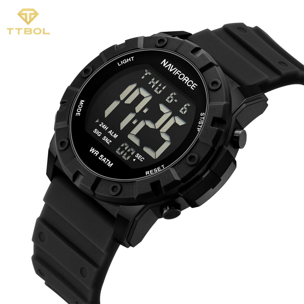 ساعت مچی مردانه ناوی فورس دیجیتالی NAVIFORCE NF7110 B/B/B