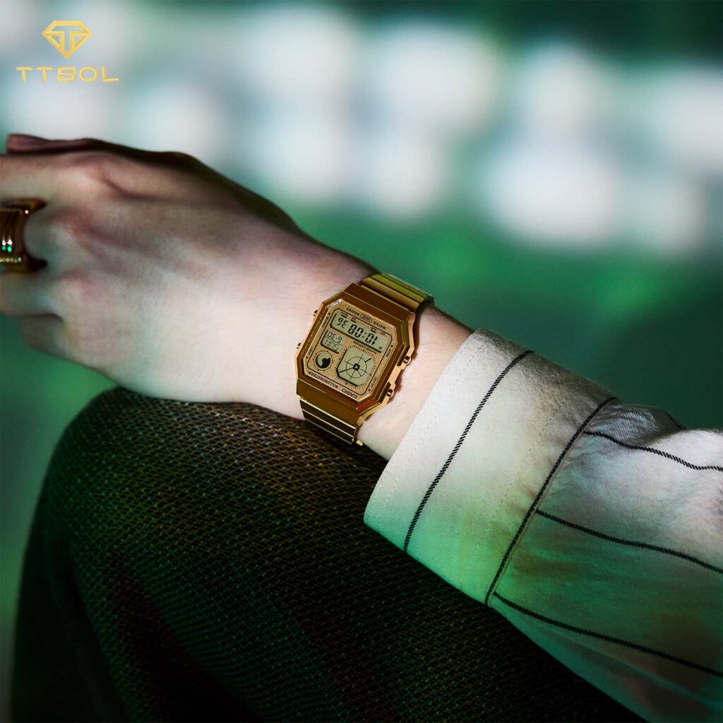 ساعت مچی مردانه کاسیو دو زمانه CASIO A130WEG-9A