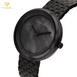 ساعت مچی زنانه کلوین کلین صفحه صدفی مشکی Calvin Klein 25200323