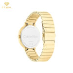 ساعت مچی زنانه کلوین کلین تمام طلایی Calvin Klein 25100030