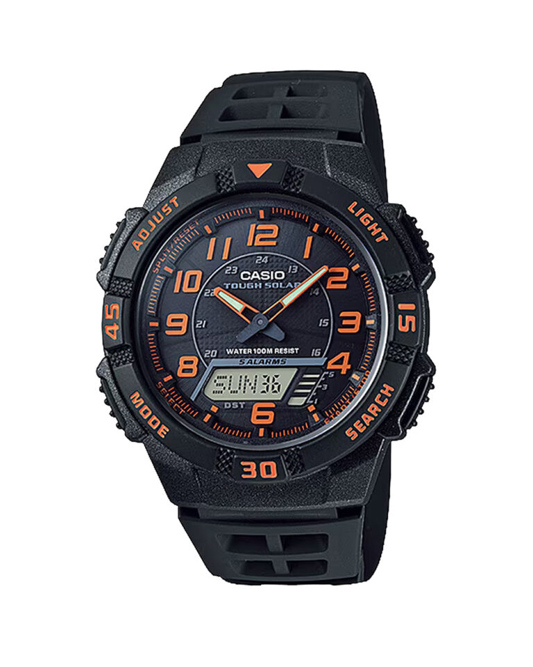 ساعت مچی مردانه کاسیو سولار ضد آب CASIO AQ-S800W-1B2V