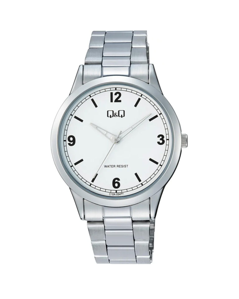 ساعت مچی مردانه کیو اند کیو صفحه سفید Q&Q C10A-054PY
