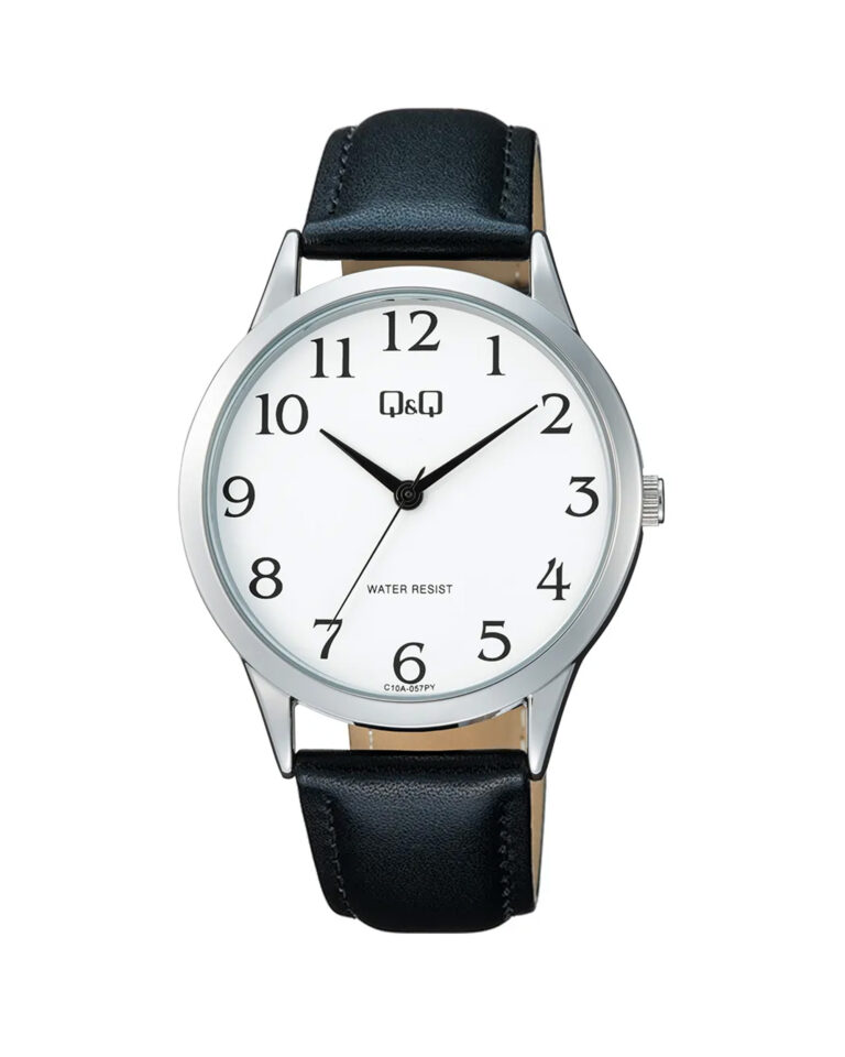 ساعت مچی مردانه کیو اند کیو چرمی Q&Q C10A-057PY