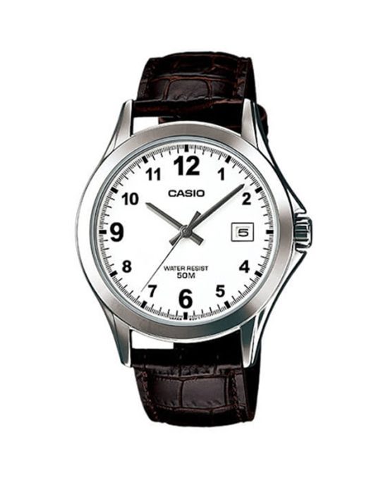 ساعت مچی مردانه کاسیو چرمی ضد آب CASIO MTP-1380L-7B