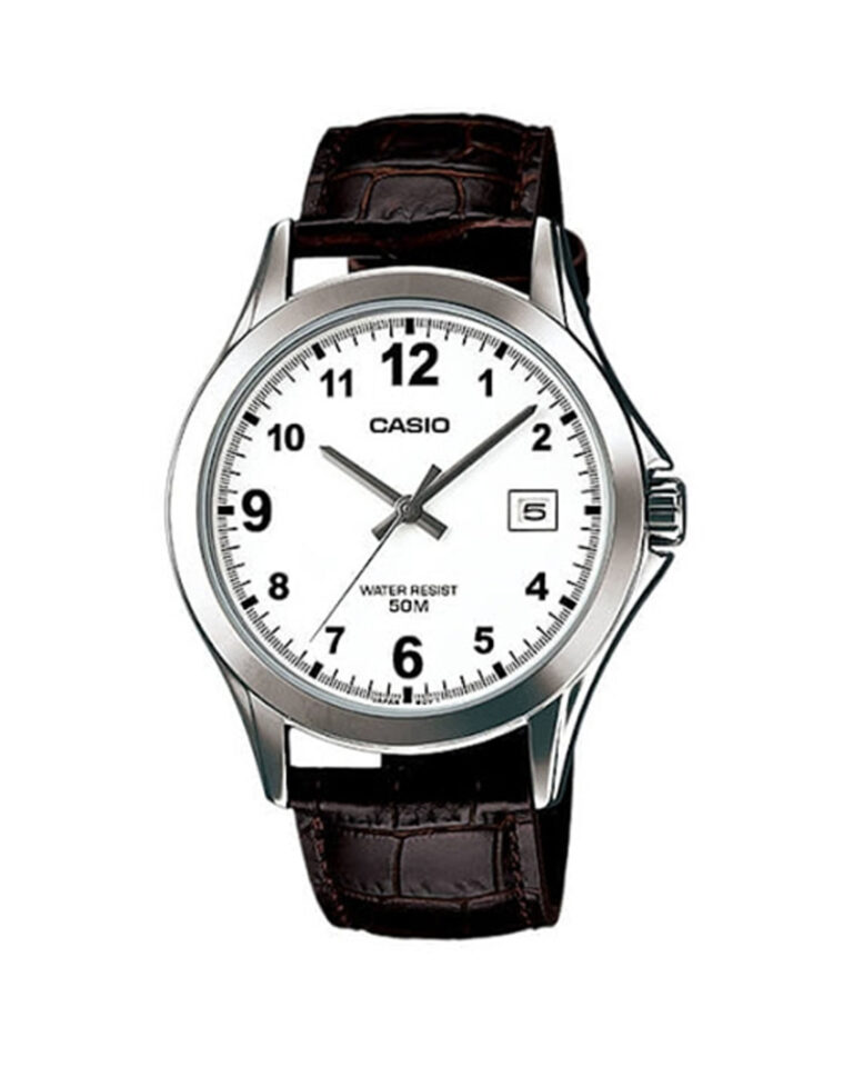 ساعت مچی مردانه کاسیو چرمی ضد آب CASIO MTP-1380L-7B