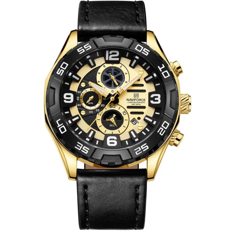 ساعت مچی مردانه ناوی فورس NF8043 G/G/B