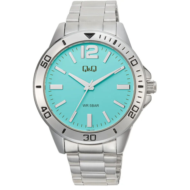 ساعت مچی مردانه کیو اند کیو صفحه تیفانی Q&Q Q28B-010PY