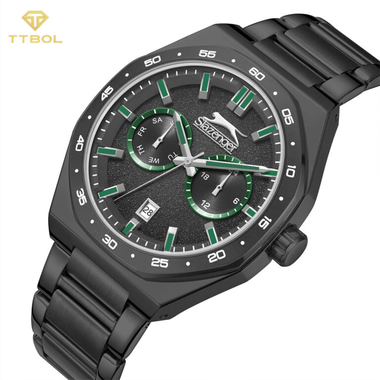 ساعت مچی مردانه اسلازنجر تمام مشکی SLAZENGER SL.09.2340.2.03