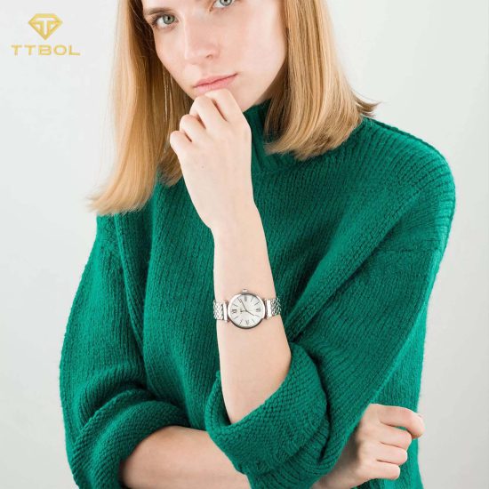 ساعت مچی زنانه تایمکس صفحه صدفی TIMEX TW2T79300