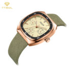 ساعت مچی زنانه جولیوس بند جیر سبز JULIUS JA-1443B