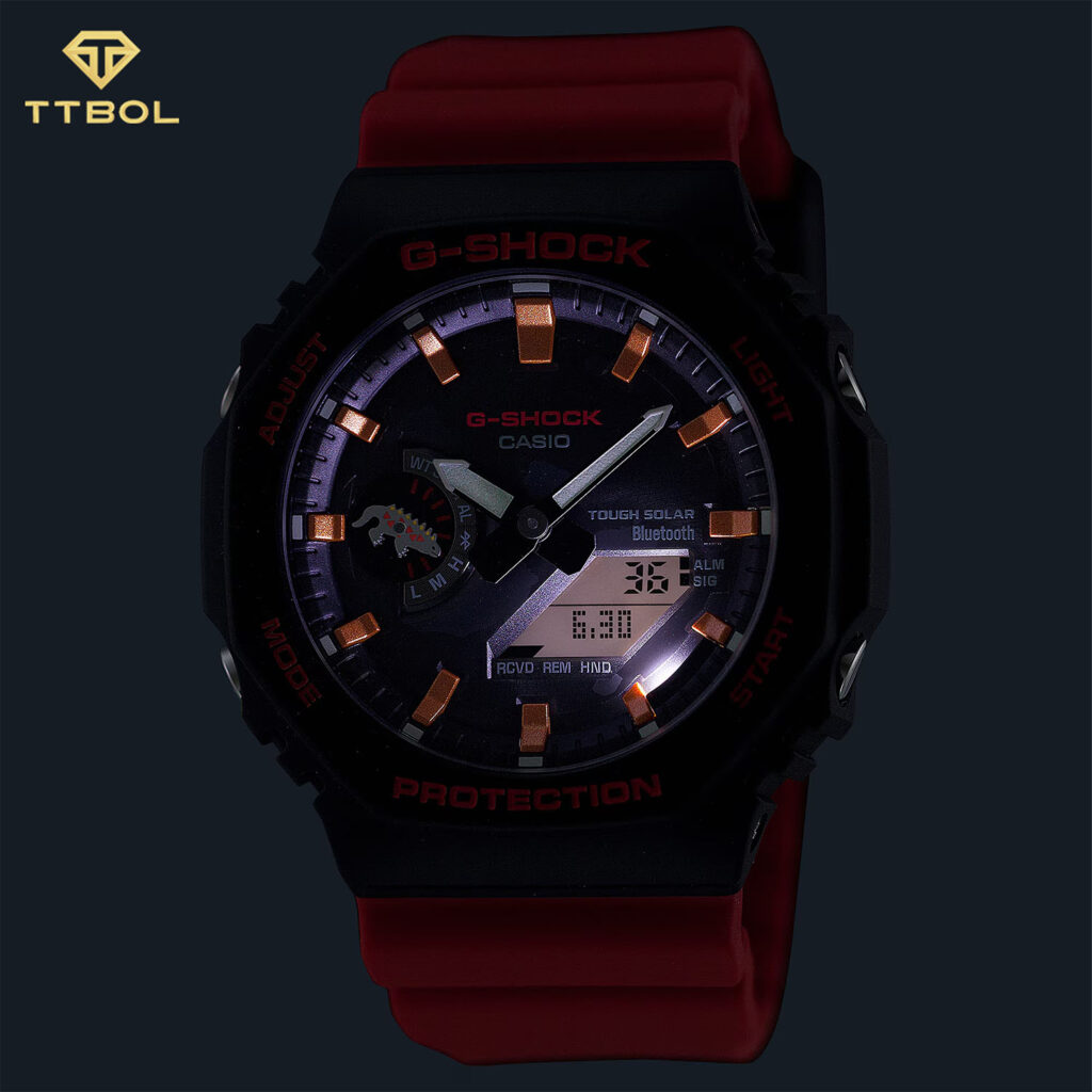 ساعت مچی مردانه کاسیو جیشاک ضد ضربه CASIO G-SHOCK GA-B2100CD-1A4