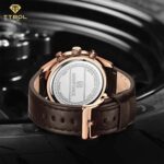 ساعت مچی مردانه ناوی فورس بند قهوه ای NAVIFORCE NF8043 RG/B/D.BN