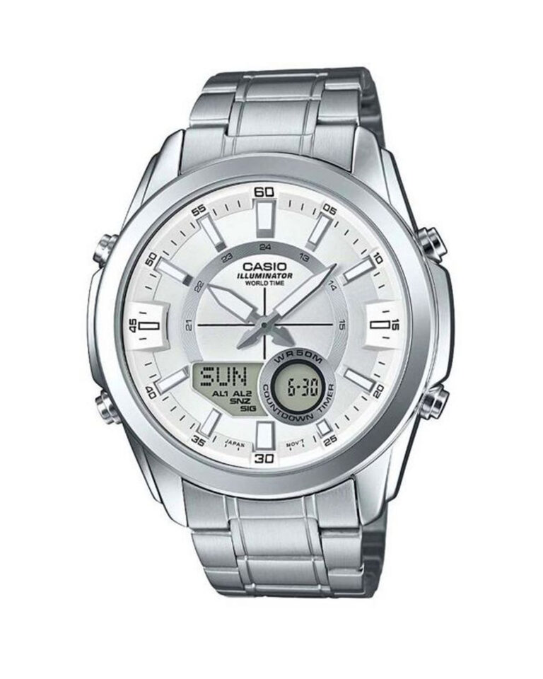 ساعت مچی مردانه کاسیو دیجیتالی عقربه ای CASIO AMW-810D-7A