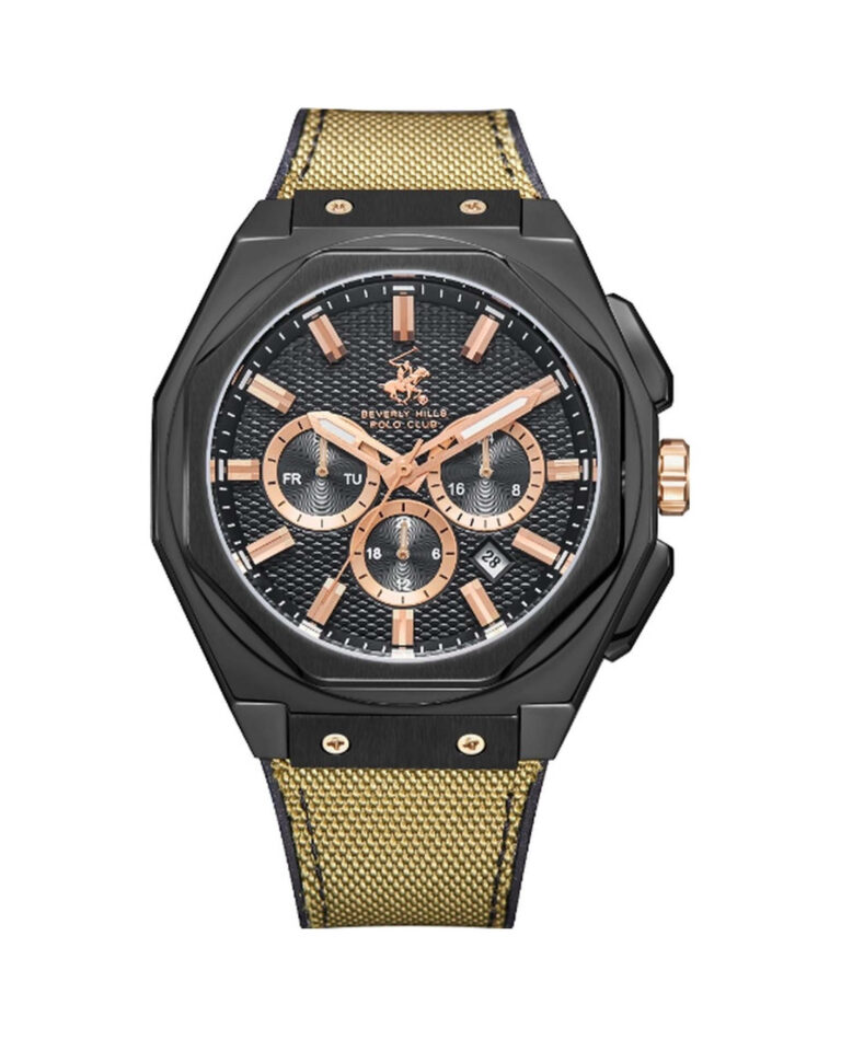 ساعت مچی مردانه بورلی هیلز پولو کلاب بند برزنتی BEVERLY HILLS POLO CLUB BP3719X.055