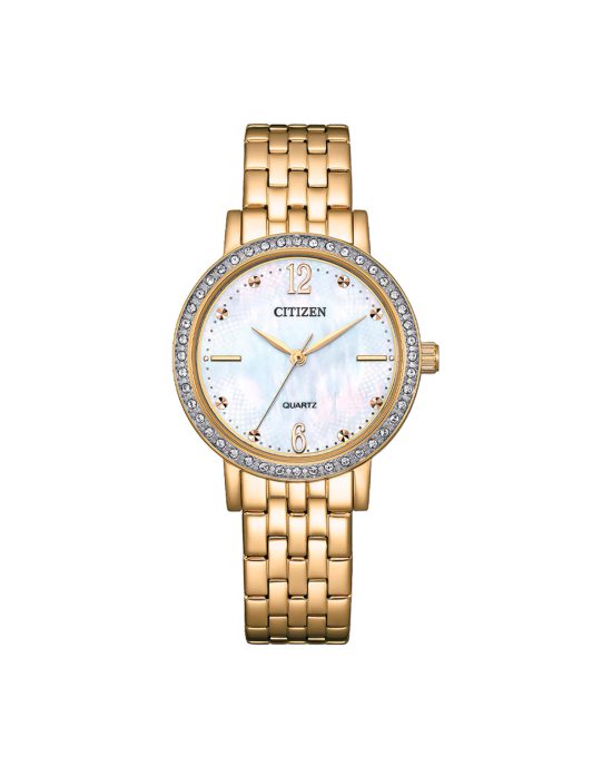 ساعت مچی زنانه سیتی زن صفحه صدفی CITIZEN EL3103-57D