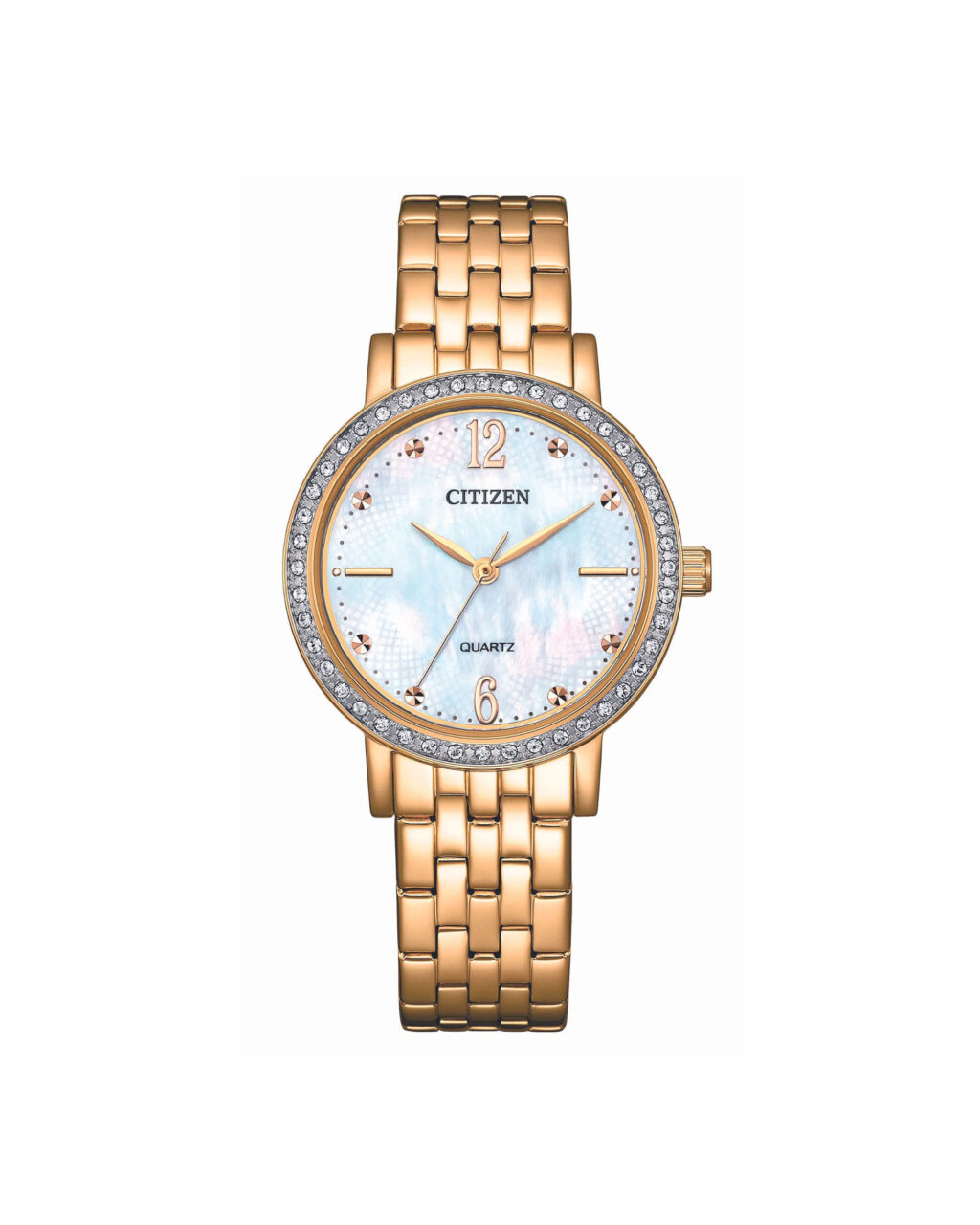 ساعت مچی زنانه سیتی زن صفحه صدفی CITIZEN EL3103-57D