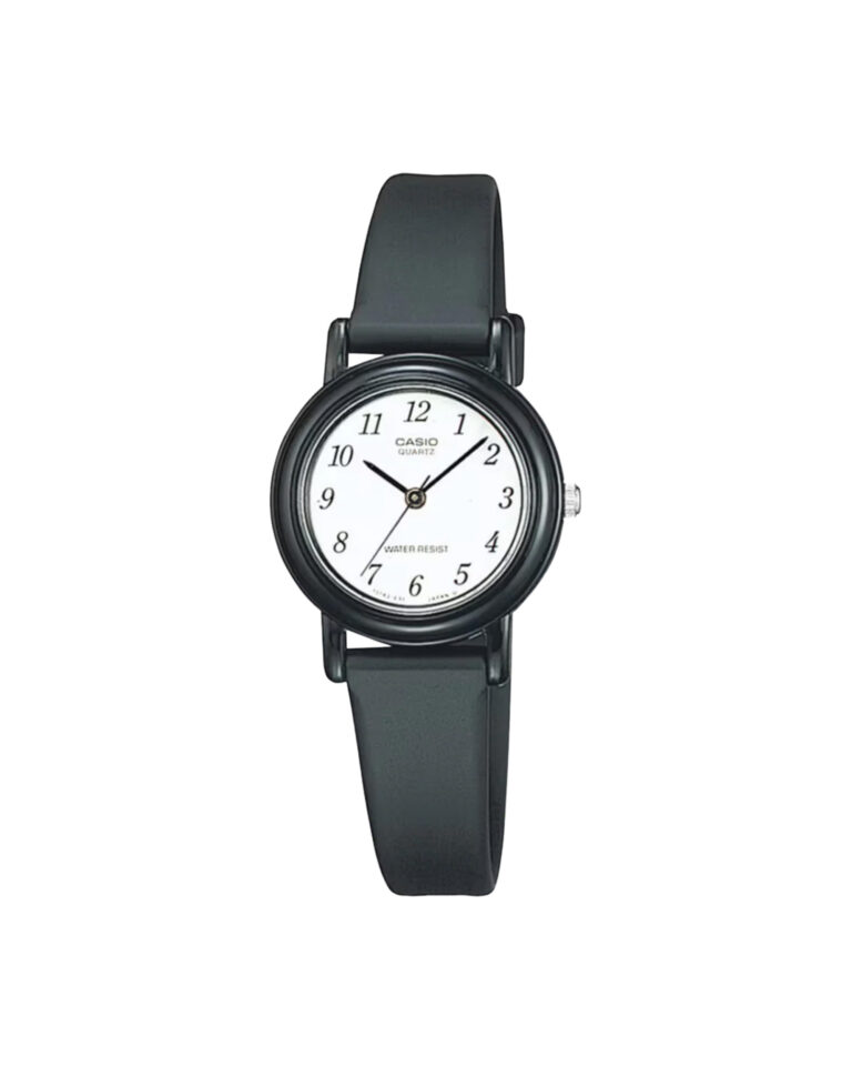 ساعت مچی زنانه کاسیو مدل CASIO LQ-139BMV-1B با طراحی کلاسیک و بند رزینی مشکی