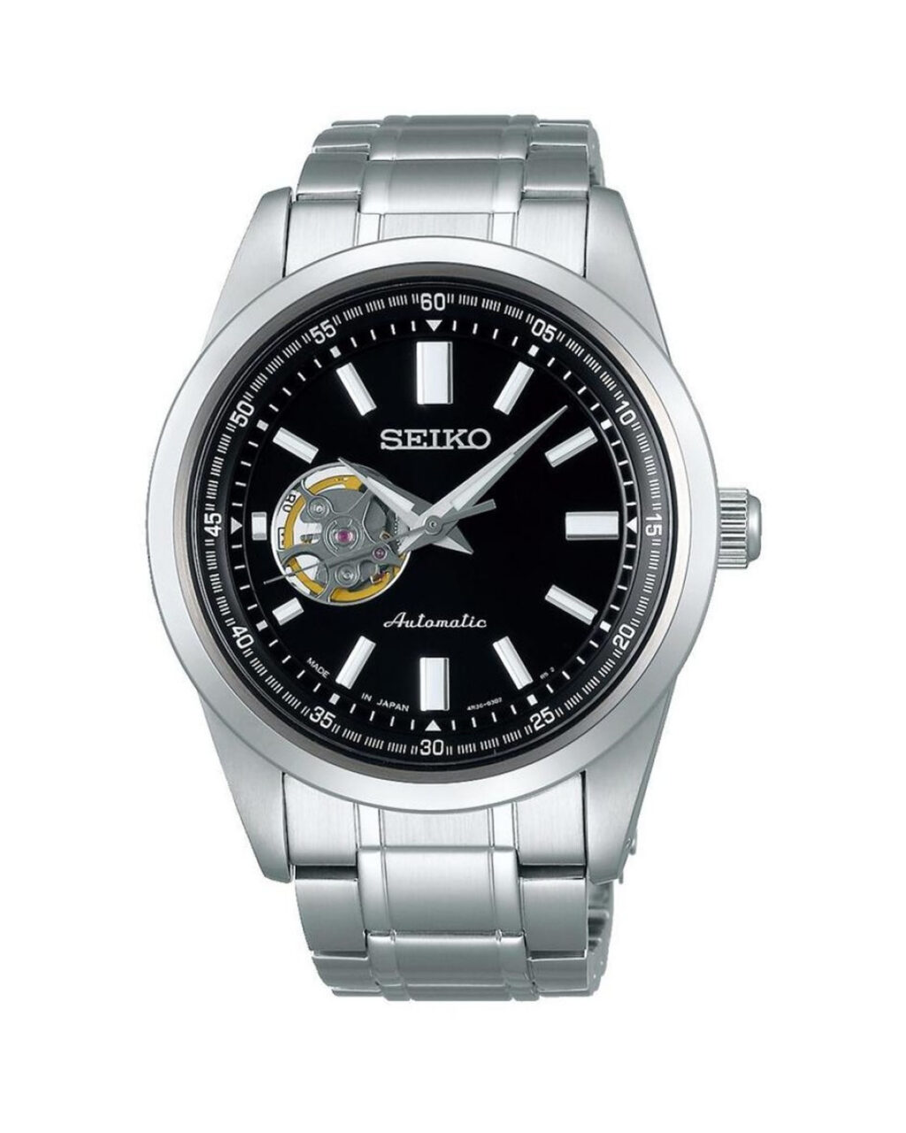 ساعت مچی اتوماتیک مردانه سیکو صفحه اسکلتون SEIKO SCVE053