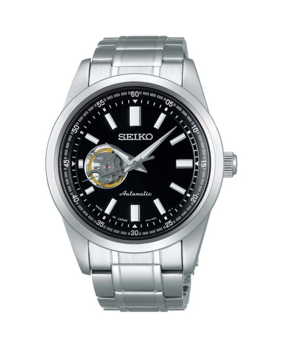 ساعت مچی اتوماتیک مردانه سیکو صفحه اسکلتون SEIKO SCVE053