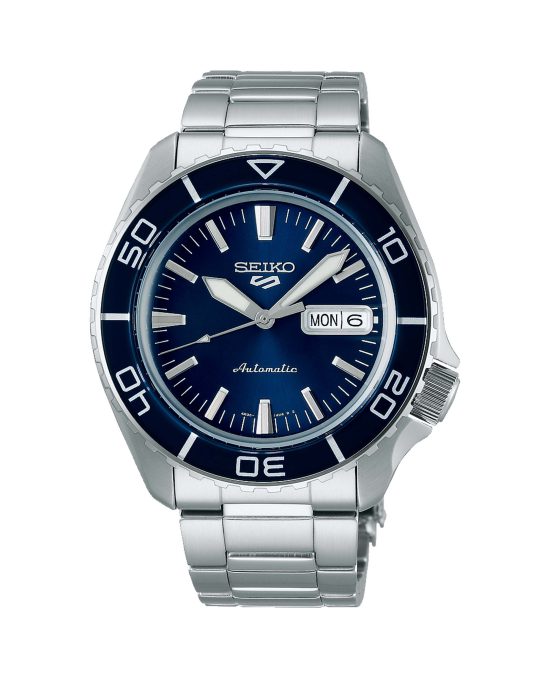ساعت مچی اتوماتیک مردانه سیکو 5 صفحه سرمه ای SEIKO 5 SRPK97