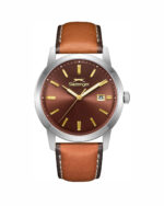 ساعت مچی مردانه اسلازنجر تک موتوره بند چرم SLAZENGER SL.09.2496.1.05