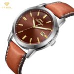 ساعت مچی مردانه اسلازنجر قهوه ای رنگ SLAZENGER SL.09.2496.1.05