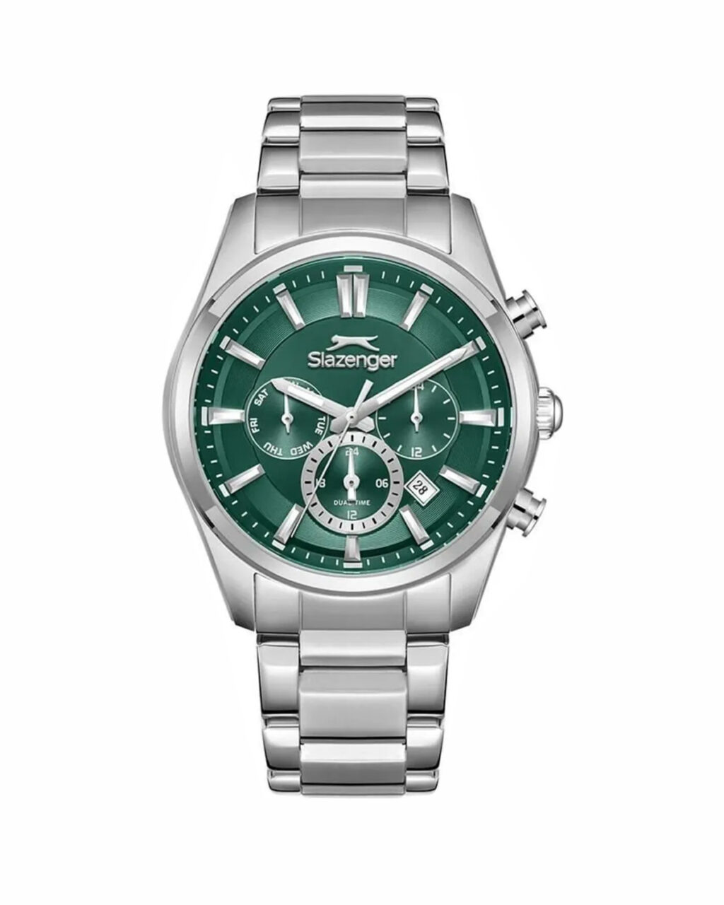 ساعت مچی مردانه اسلازنجر سه موتوره فول استیل SLAZENGER SL.09.2498.2.06