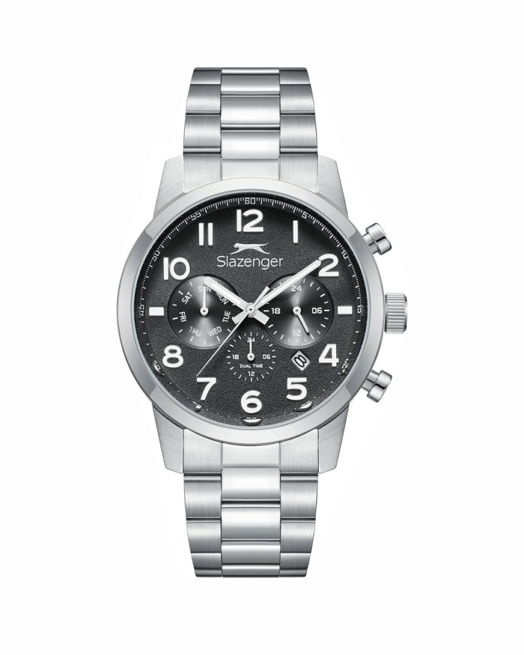 ساعت مچی مردانه اسلازنجر فول استیل سه موتوره SLAZENGER SL.09.2499.2.01