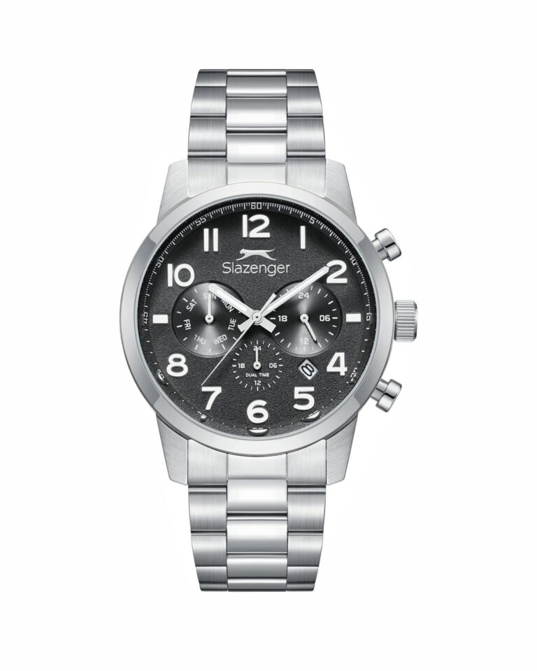 ساعت مچی مردانه اسلازنجر فول استیل سه موتوره SLAZENGER SL.09.2499.2.01