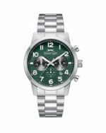 ساعت مچی مردانه اسلازنجر فول استیل ضد آب SLAZENGER SL.09.2499.2.02