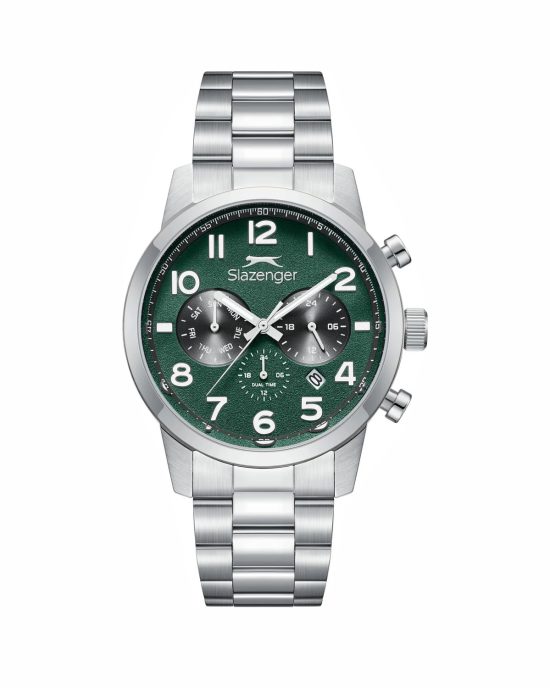 ساعت مچی مردانه اسلازنجر فول استیل ضد آب SLAZENGER SL.09.2499.2.02