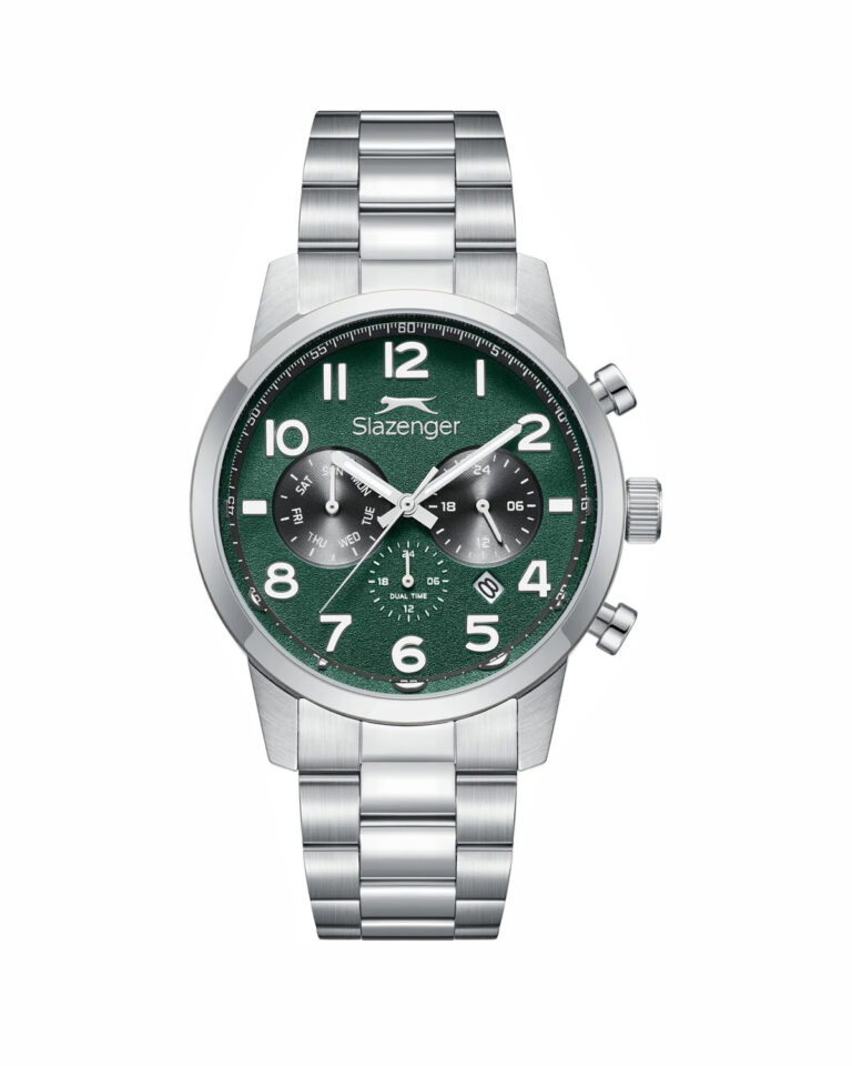 ساعت مچی مردانه اسلازنجر فول استیل ضد آب SLAZENGER SL.09.2499.2.02