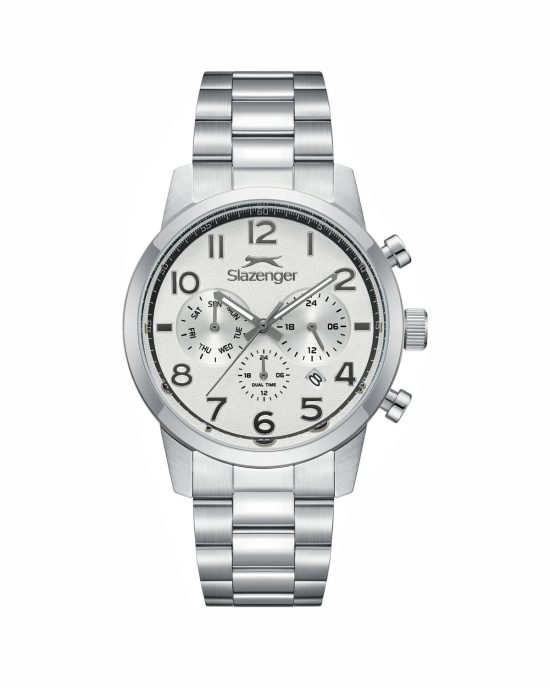 ساعت مچی مردانه اسلازنجر استیل سه موتوره SLAZENGER SL.09.2499.2.04