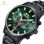 ساعت مچی مردانه اسلازنجر صفحه سبز SLAZENGER SL.09.2356.2.04