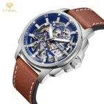 ساعت مچی مردانه اسلازنجر صفحه اسکلتون SLAZENGER SL.09.2409.1.01