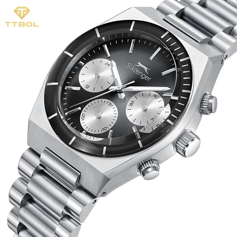ساعت مچی مردانه اسلازنجر صفحه مشکی SLAZENGER SL.09.2484.2.04