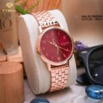 ساعت مچی زنانه جولیوس صفحه قرمز JULIUS JA-1265LC