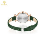 ساعت مچی زنانه جولیوس بند چرم سبز JULIUS JA-1368C