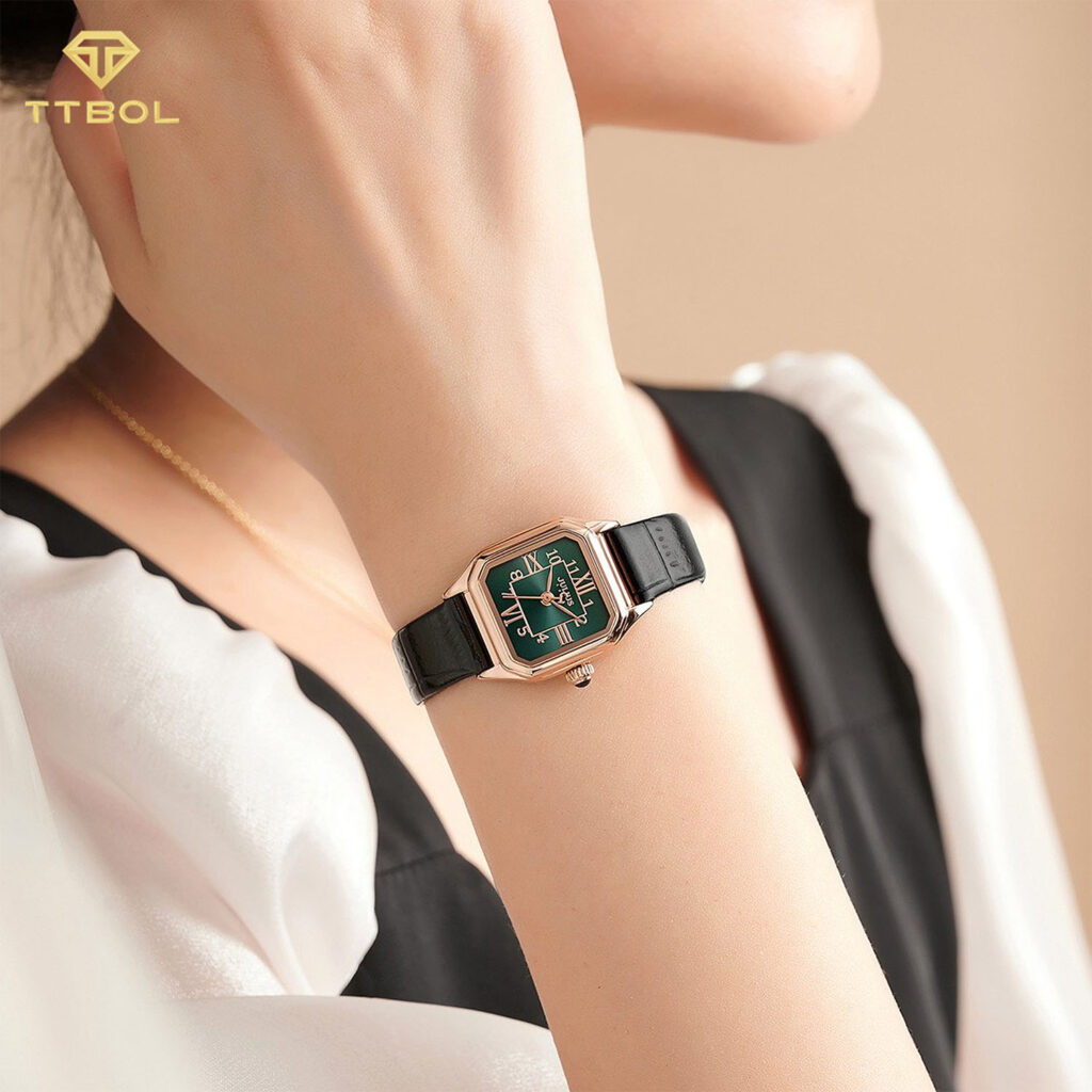 ساعت مچی زنانه جولیوس صفحه مربعی JULIUS JA-1380D