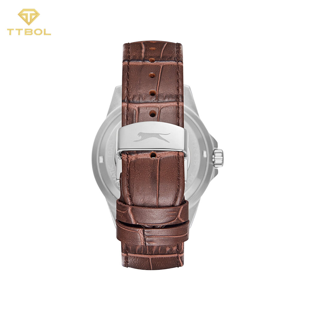 ساعت مچی مردانه اسلازنجر بند چرم SLAZENGER SL.09.2438.2.04