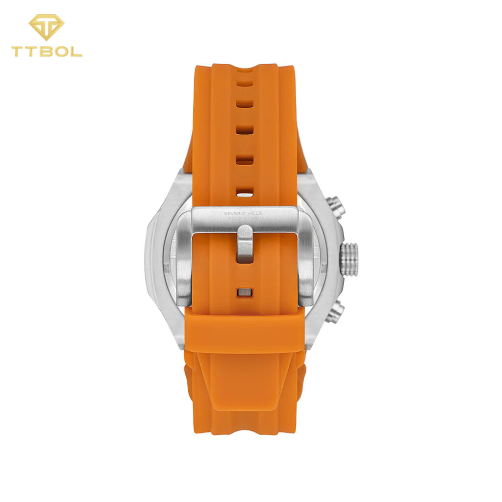 ساعت مچی مردانه بورلی هیلز پولو کلاب بند نارنجی BEVERLY HILLS POLO CLUB BP3623X.650