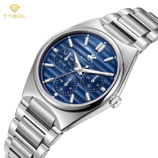 ساعت مچی زنانه بورلی هیلز پولو کلاب سه موتوره BEVERLY HILLS POLO CLUB BP3746C.390