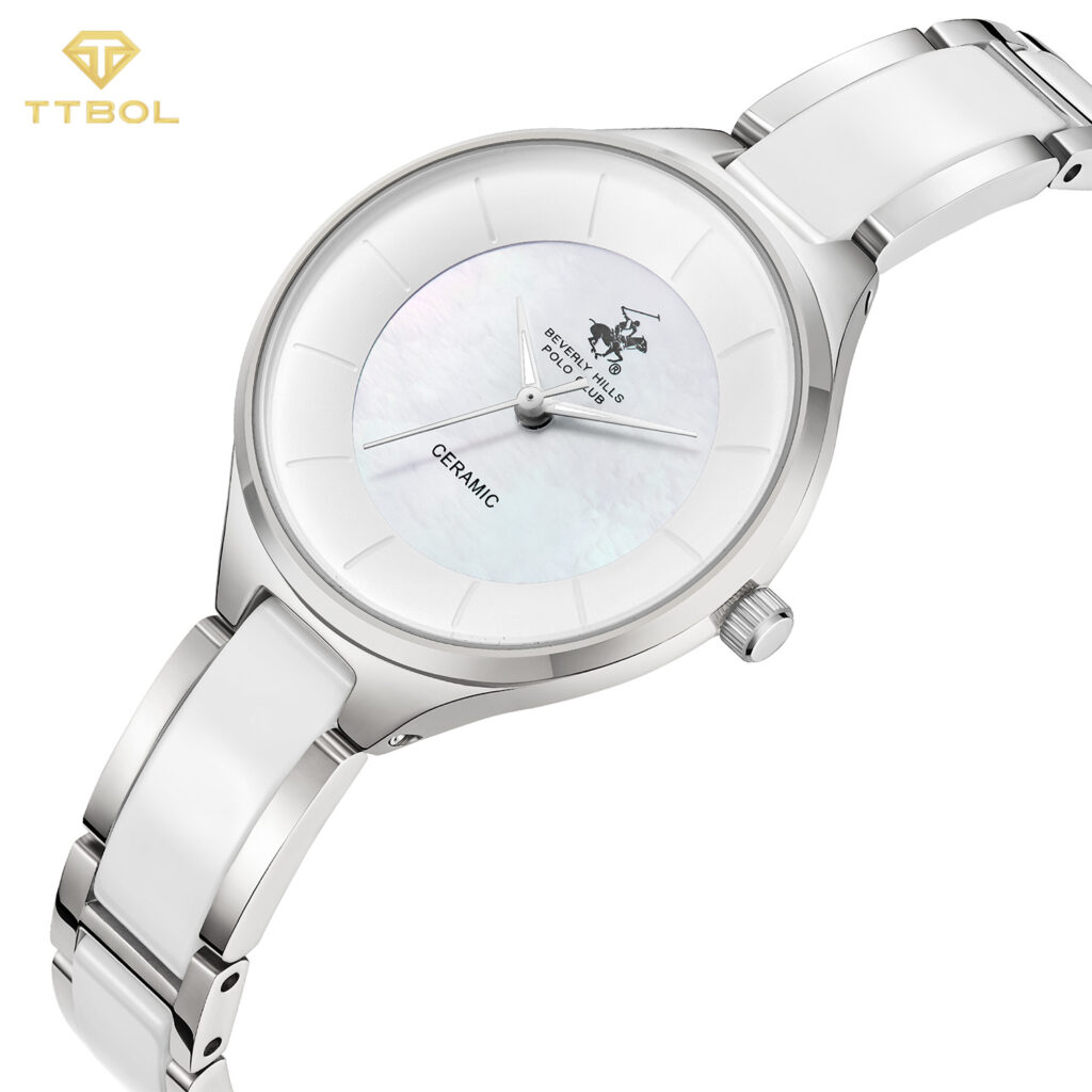 ساعت مچی زنانه بورلی هیلز پولو کلاب سرامیکی BEVERLY HILLS POLO CLUB BP3706C.320
