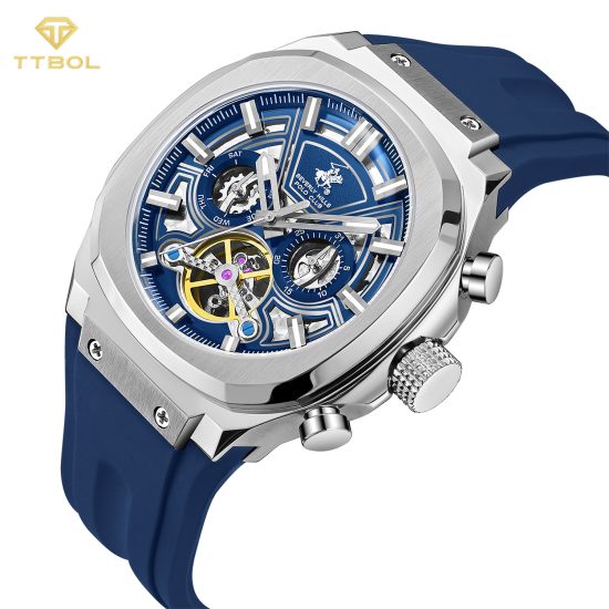 ساعت مچی مردانه بورلی هیلز پولو کلاب صفحه اسکلتون BEVERLY HILLS POLO CLUB BP3750X.399